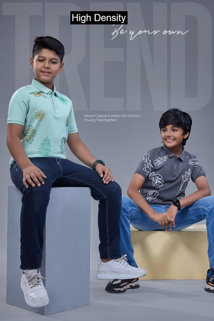 Vol No 264 To 271 High Density Lycra Boys Tshirt Wholesaler