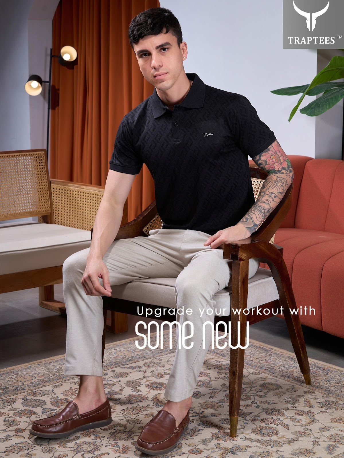 Vol No 31 Traptees Imported Jacquard Mens Tshirts Wholesale Price