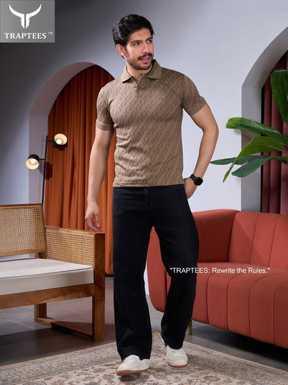 Vol No 31 Traptees Imported Jacquard Mens Tshirts Wholesale Price