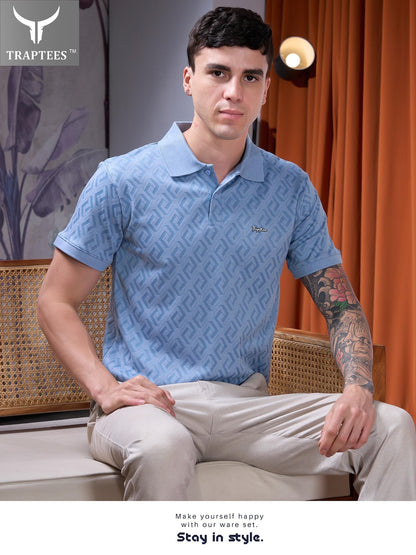 Vol No 31 Traptees Imported Jacquard Mens Tshirts Wholesale Price