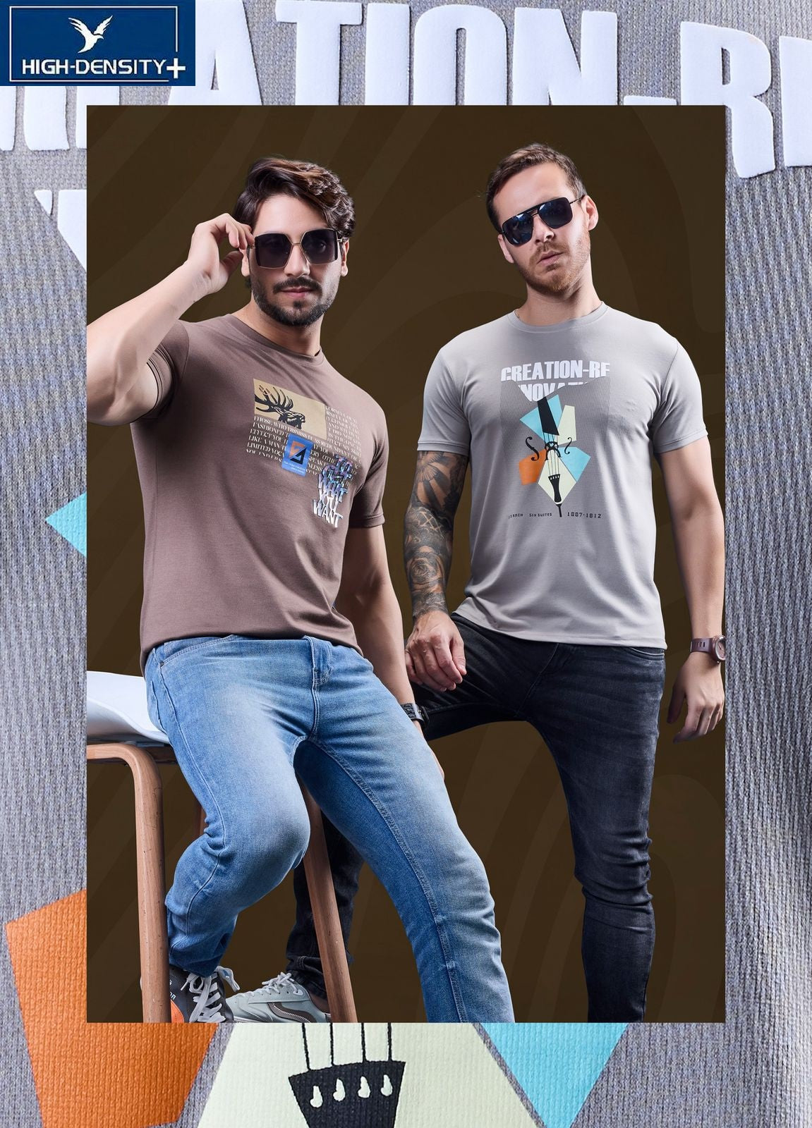Vol No 3922-3929 High Density Tencil Lycra Mens Tshirts Manufacturer India
