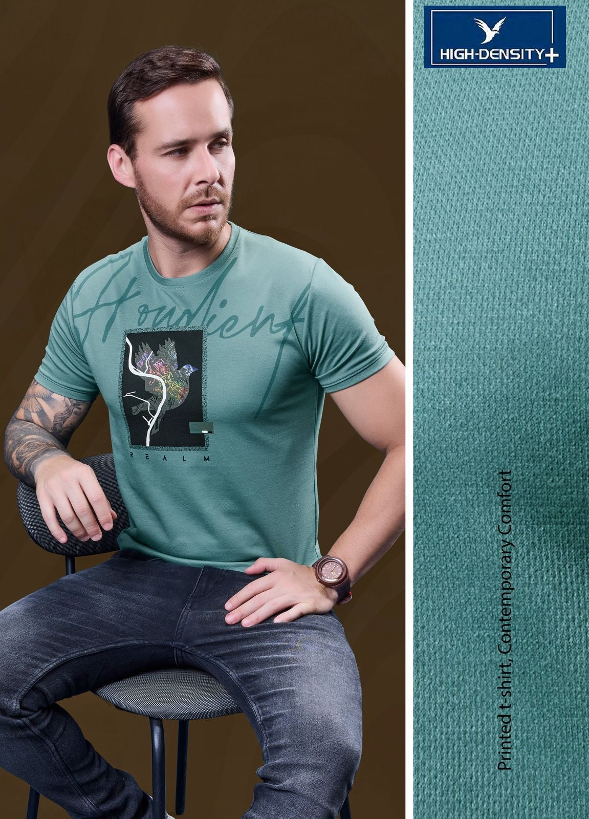 Vol No 3922-3929 High Density Tencil Lycra Mens Tshirts Manufacturer India