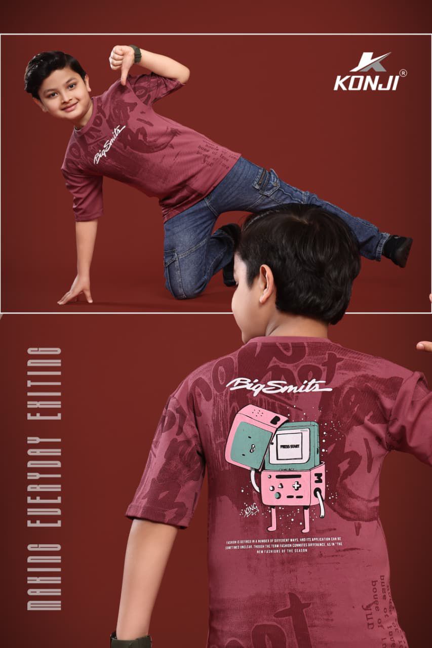 Vol No 489 Konji Boys Tshirt Manufacturer India