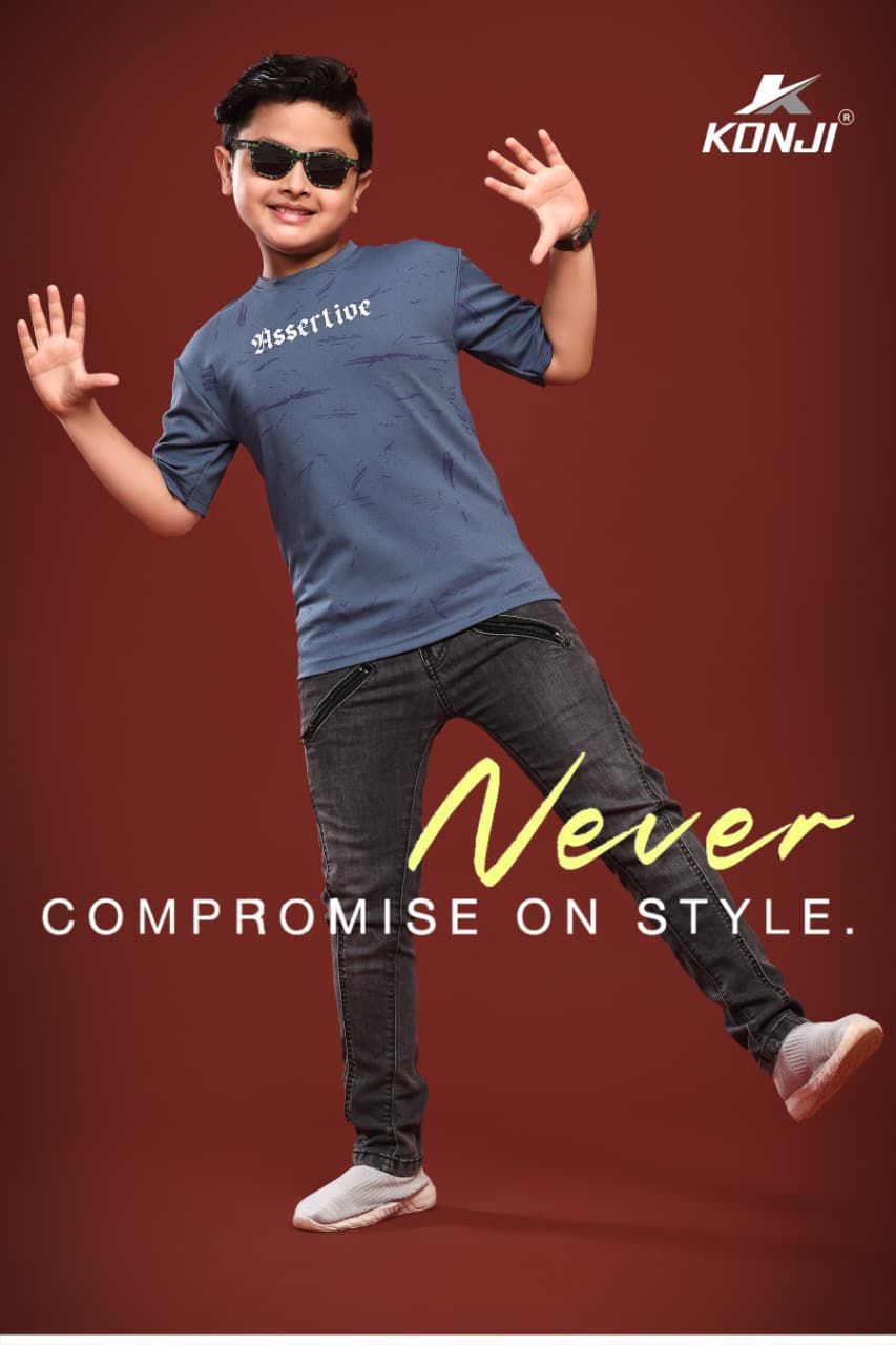 Vol No 489 Konji Boys Tshirt Manufacturer India