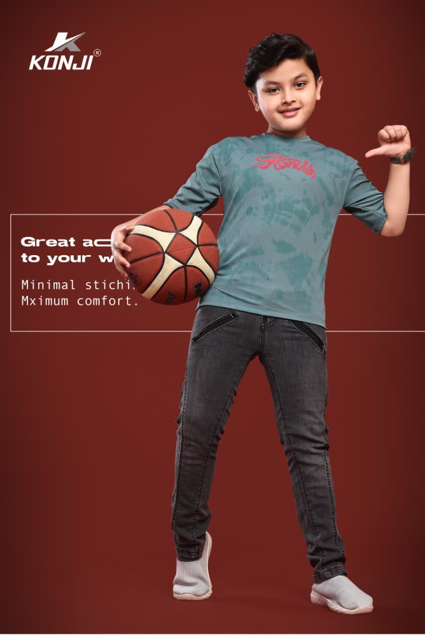 Vol No 489 Konji Boys Tshirt Manufacturer India