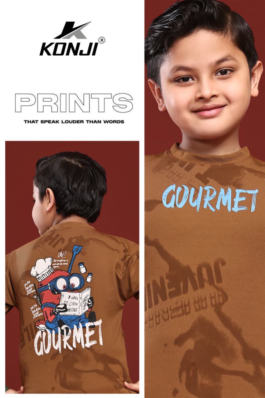 Vol No 489 Konji Boys Tshirt Manufacturer India