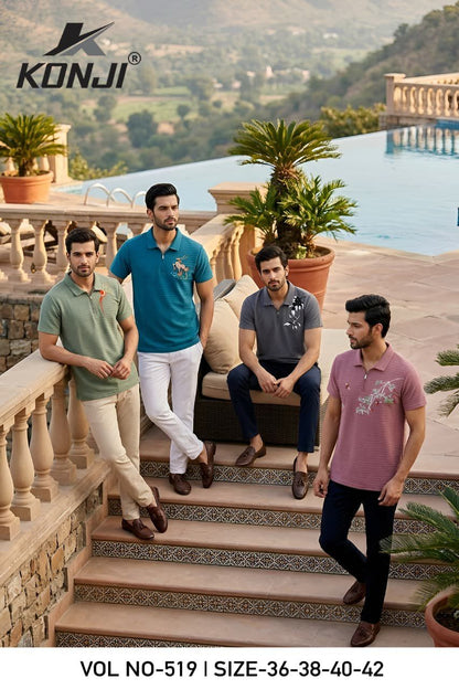 Vol No 519 Konji Mens Tshirts Exporter India