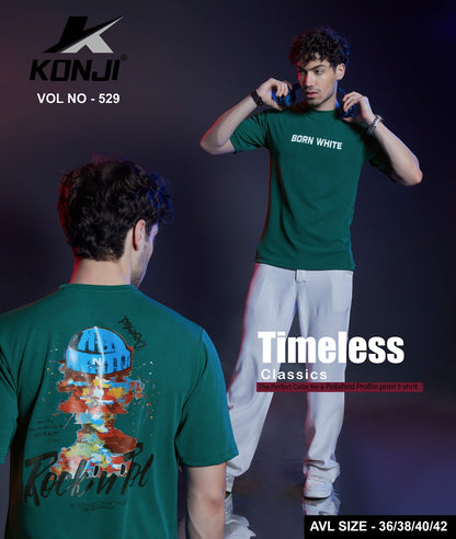 Vol No 529 Konji Crape Mens Tshirts Manufacturer Ahmedabad