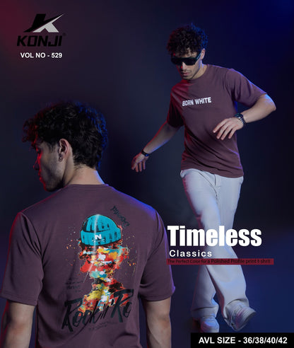 Vol No 529 Konji Crape Mens Tshirts Manufacturer Ahmedabad