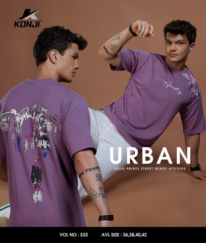 Vol No 532 Konji Crepe Mens Tshirts Wholesaler Ahmedabad