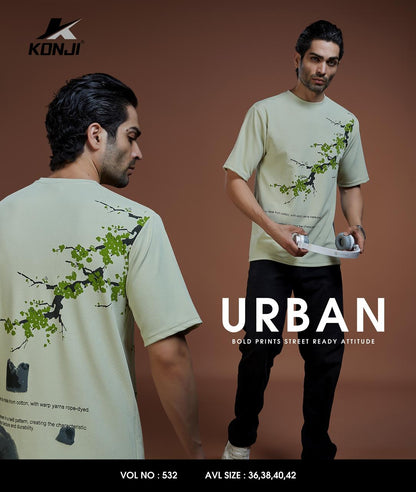 Vol No 532 Konji Crepe Mens Tshirts Wholesaler Ahmedabad