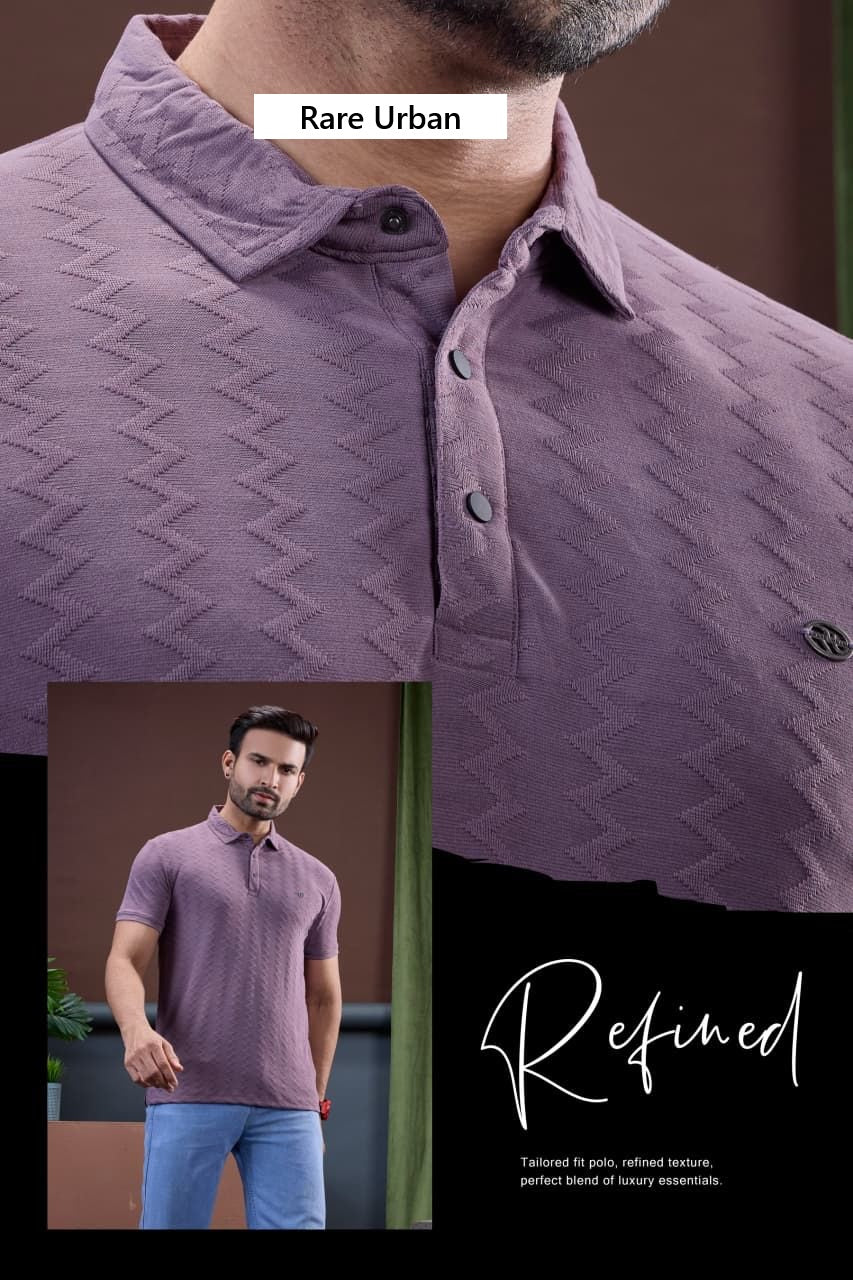 Vol No 6070 Rare Urban Jacquard Knit Mens Tshirts Exporter India