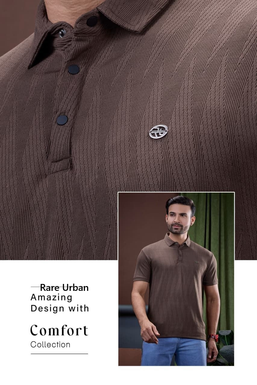 Vol No 6070 Rare Urban Jacquard Knit Mens Tshirts Exporter India