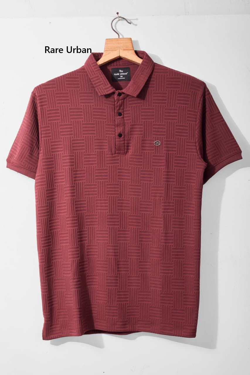 Vol No 6070 Rare Urban Jacquard Knit Mens Tshirts Exporter India