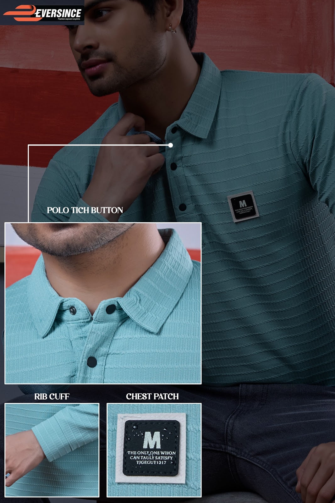 Vol No 6115 Eversince Jacquard Knit Mens Tshirts Supplier India