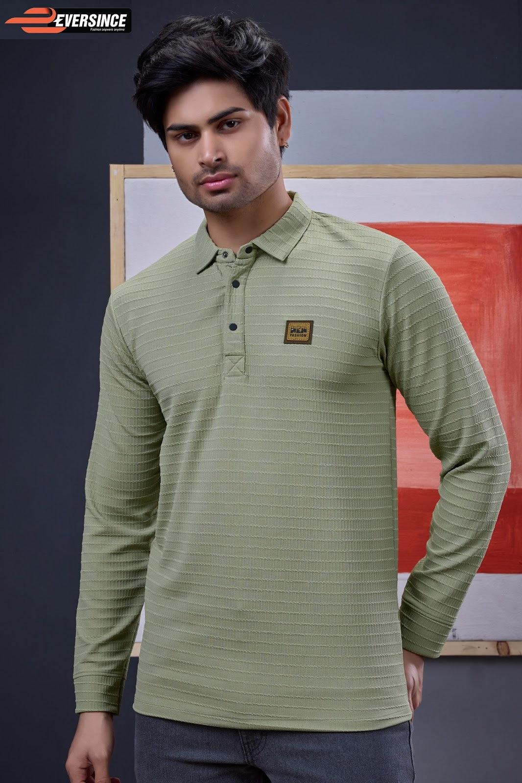 Vol No 6115 Eversince Jacquard Knit Mens Tshirts Supplier India