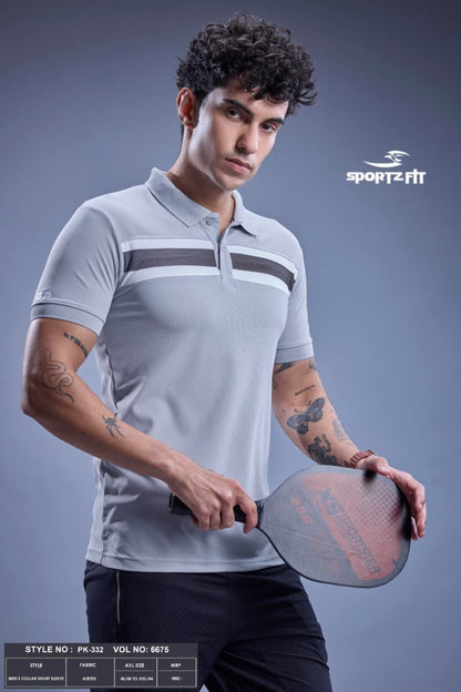 Vol No 6675 Sportz Fit Airtex Mens Tshirts Exporter Gujarat