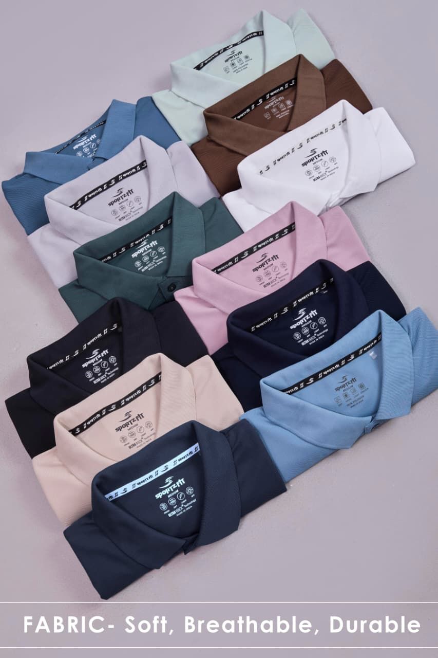 Vol No 6675 Sportz Fit Airtex Mens Tshirts Exporter Gujarat