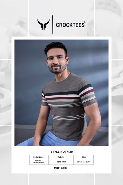 Vol No 7130 Crocktees Knit Mens Tshirts Manufacturer India