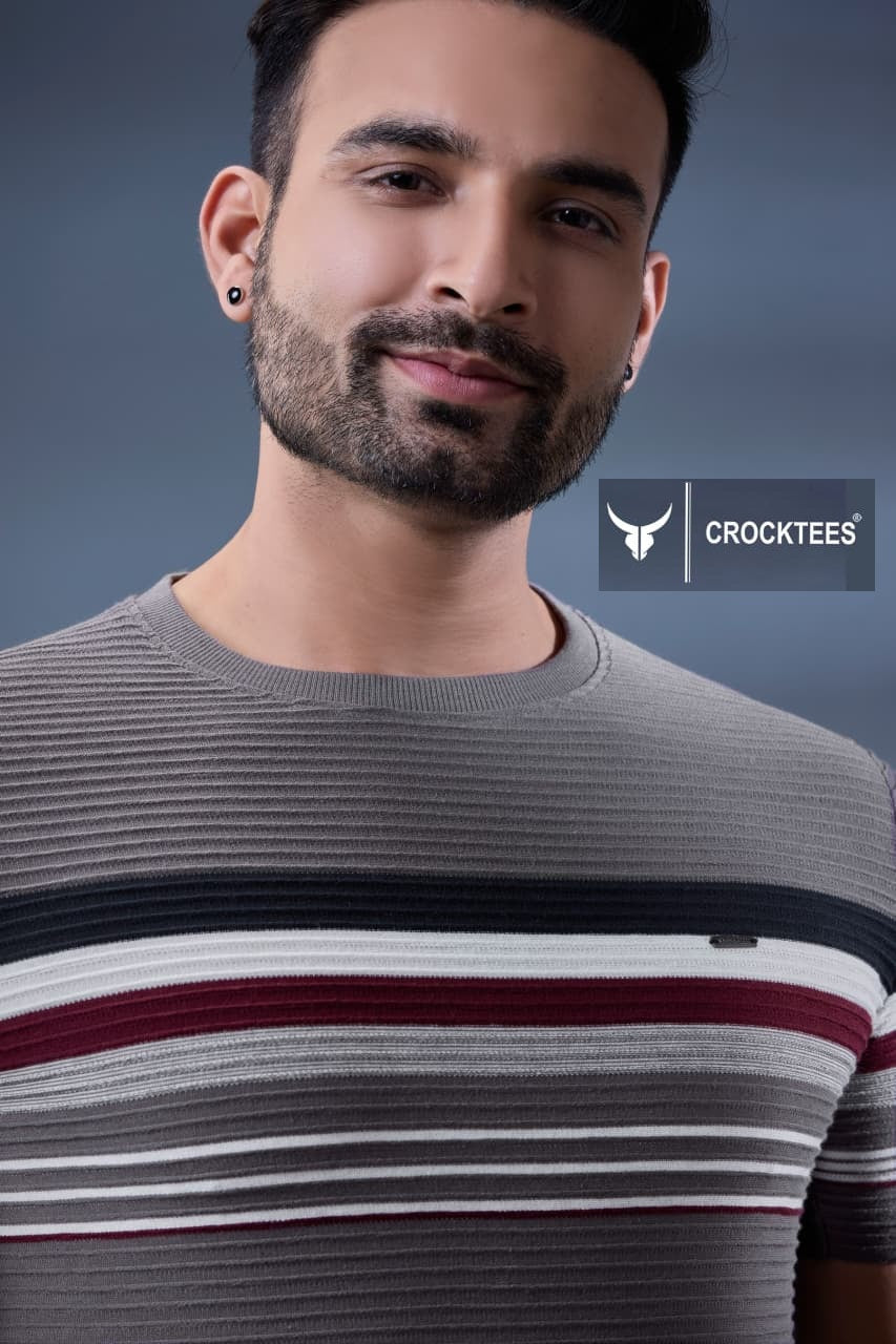 Vol No 7130 Crocktees Knit Mens Tshirts Manufacturer India