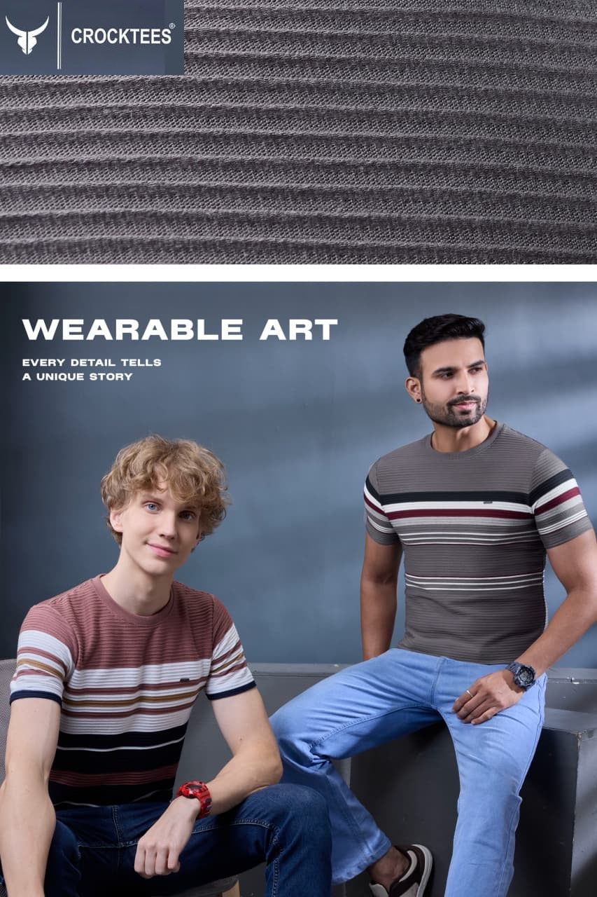 Vol No 7130 Crocktees Knit Mens Tshirts Manufacturer India