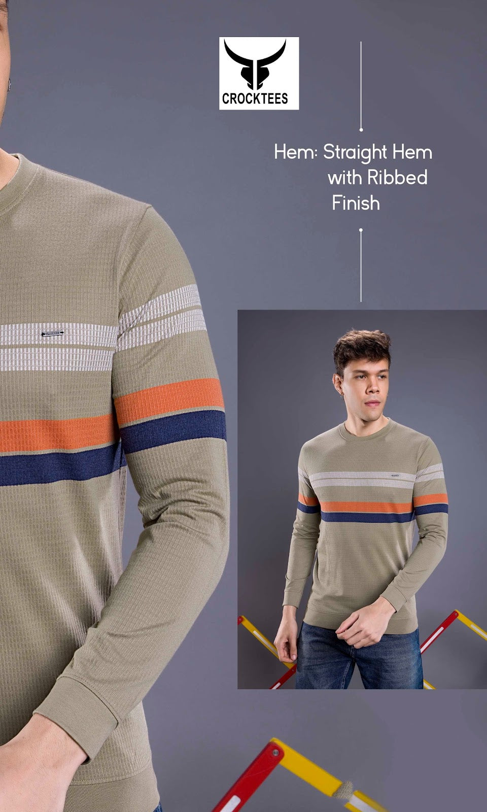 Vol No Jh 2072 Crocktees Knit Mens Tshirts Manufacturer India