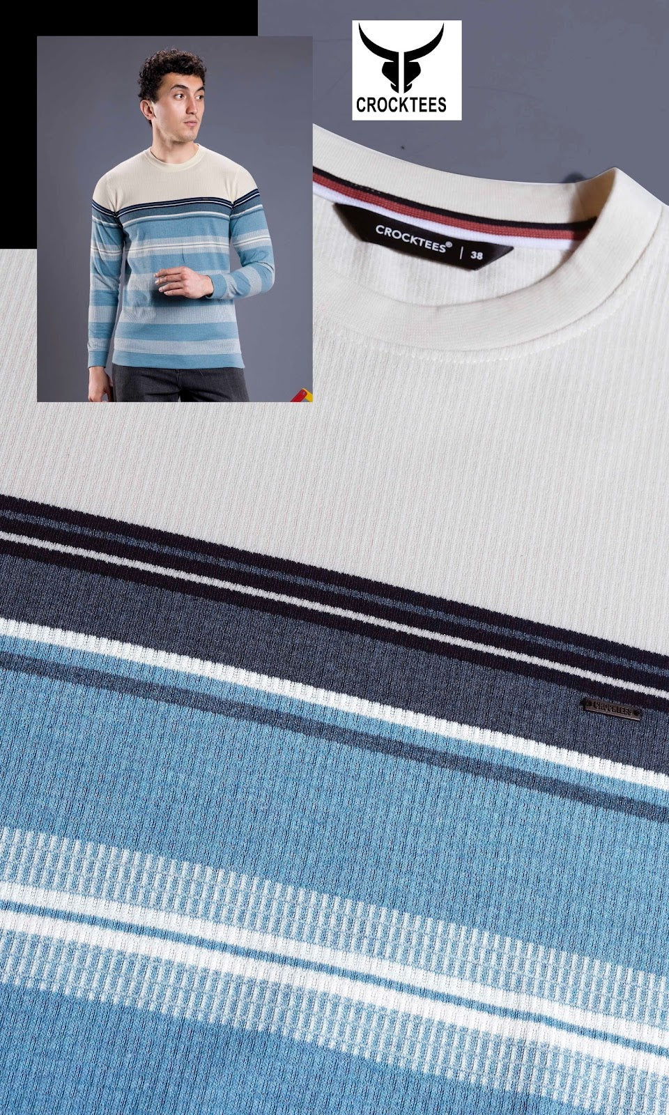 Vol No Jh 2072 Crocktees Knit Mens Tshirts Manufacturer India