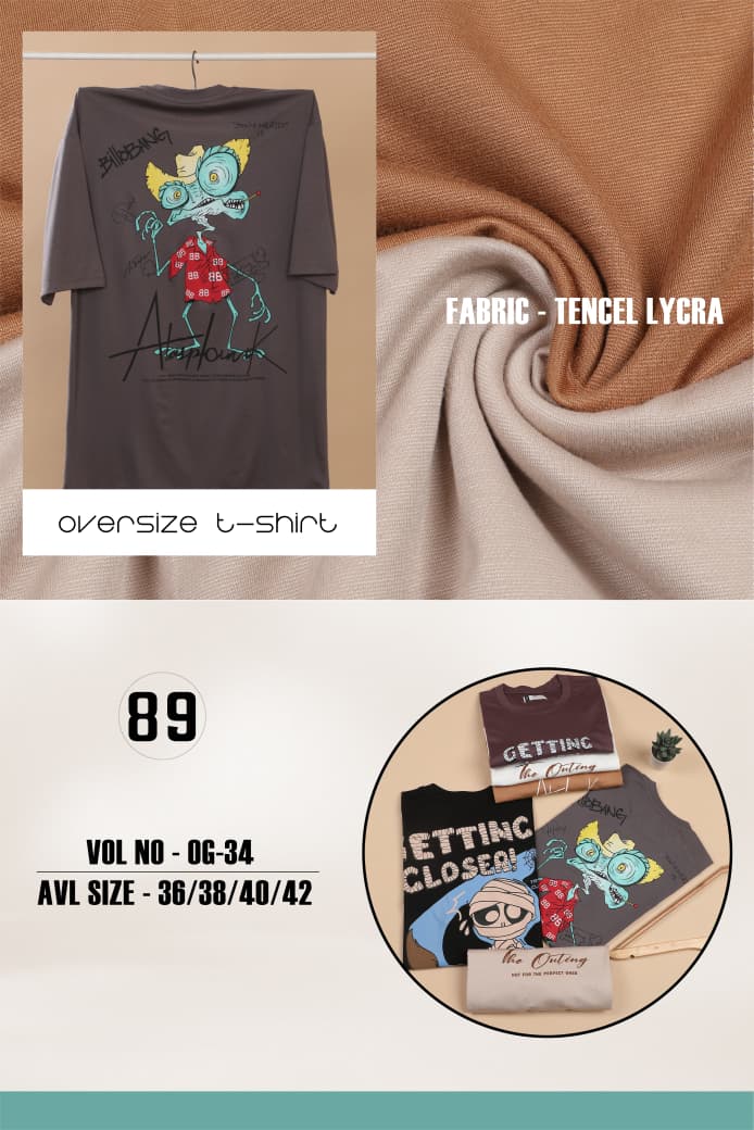 Vol No Og-34 89 Lable Imported Mens Tshirts Exporter Ahmedabad