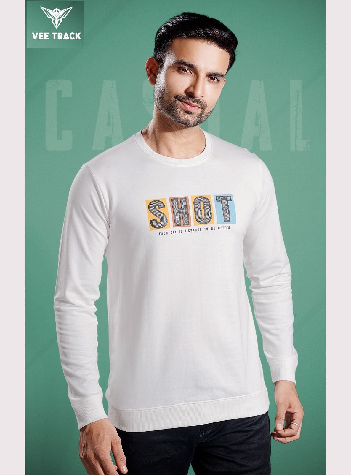 Vol No V2043 Vee Track Cotton Looper Mens Tshirts Exporter Ahmedabad