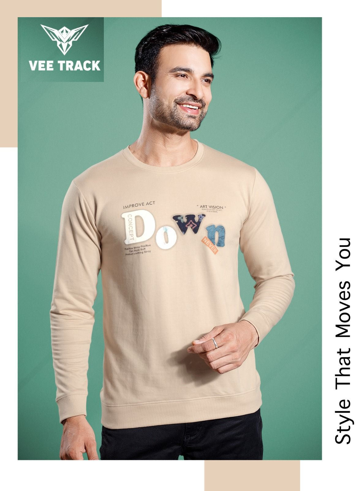 Vol No V2043 Vee Track Cotton Looper Mens Tshirts Exporter Ahmedabad