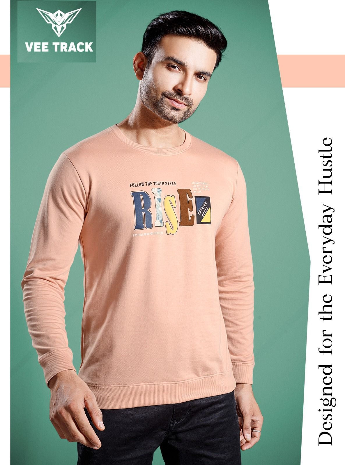 Vol No V2043 Vee Track Cotton Looper Mens Tshirts Exporter Ahmedabad