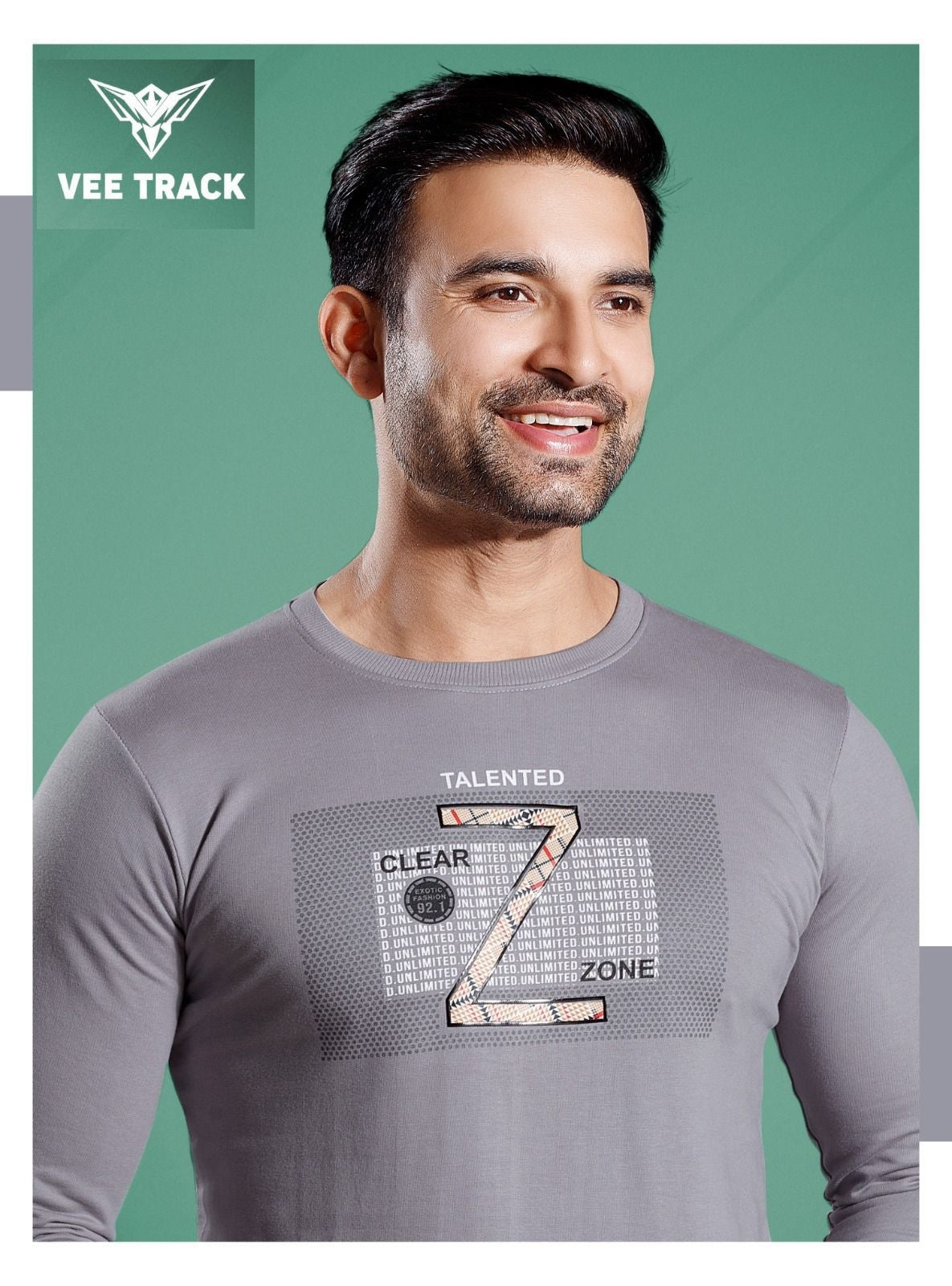Vol No V2043 Vee Track Cotton Looper Mens Tshirts Exporter Ahmedabad