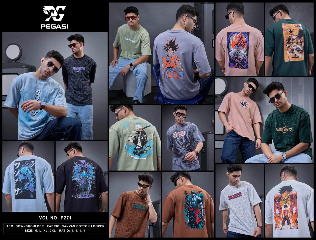 Vol P271 Pegasi Canvas Mens Tshirts Wholesale