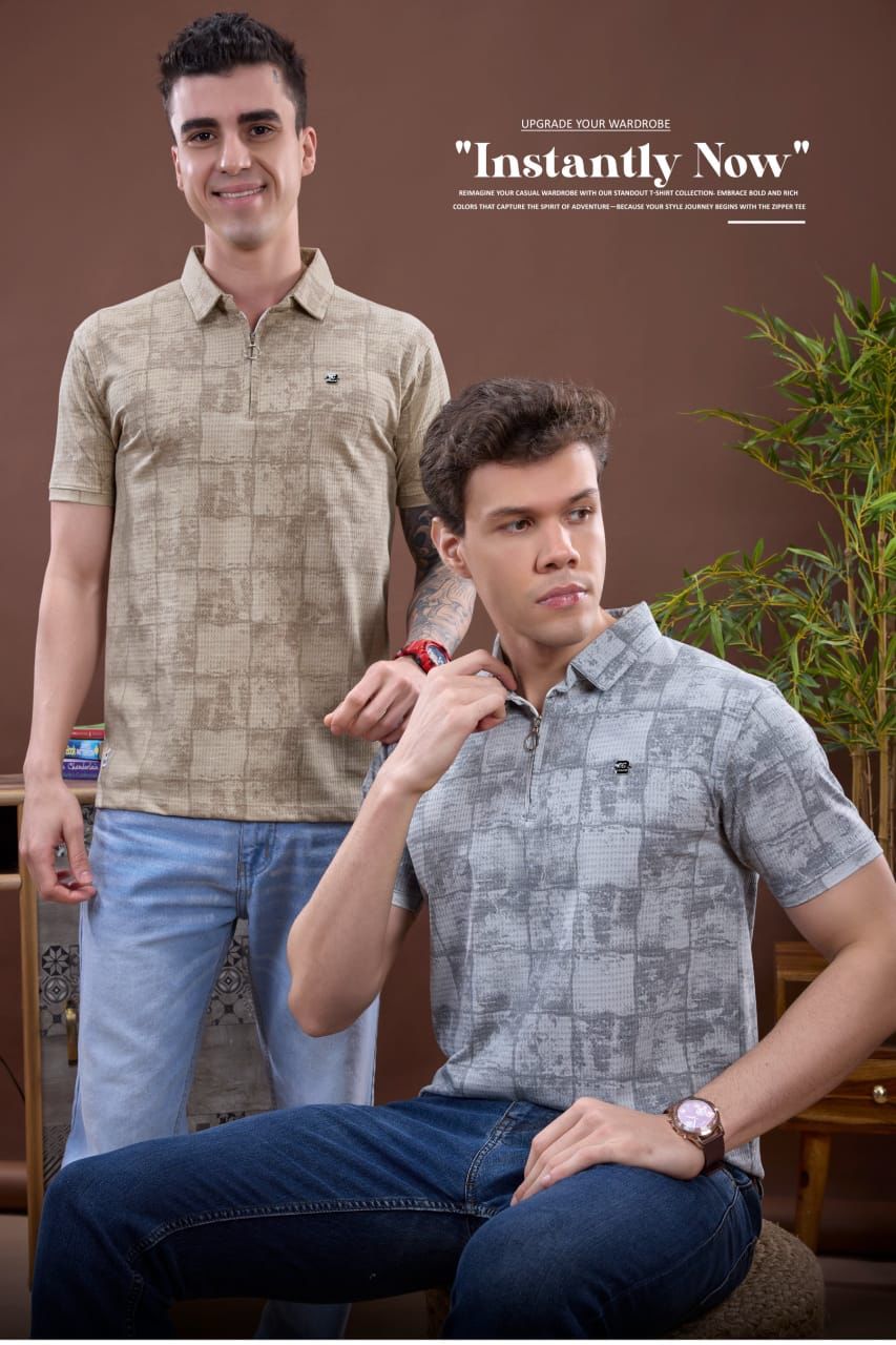 Vol P334 Pegasi Canvas Mens Tshirts Supplier India