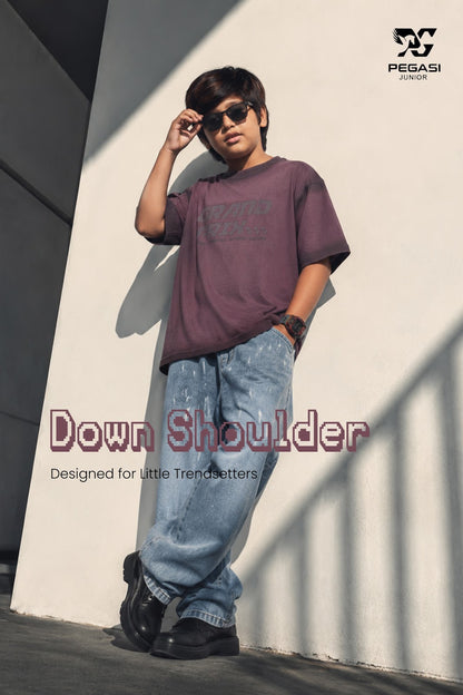 Vol Pj0018 Down Shoulder Pegasi Canvas Boys Tshirt Exporter Gujarat