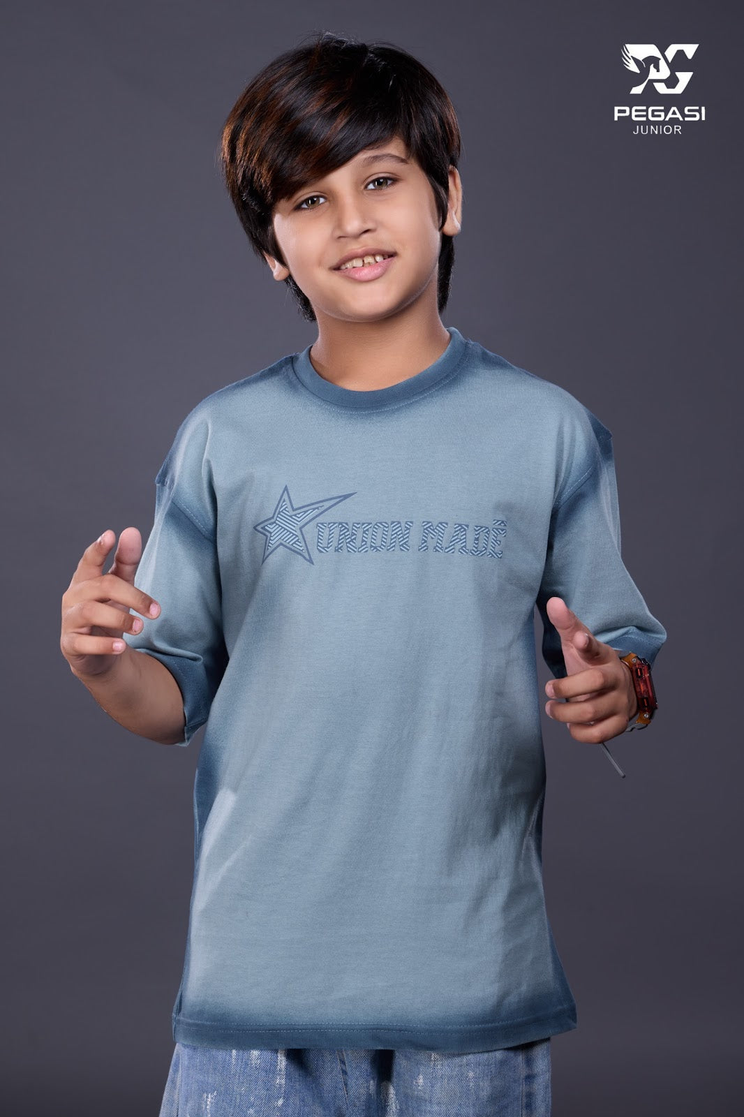 Vol Pj0018 Down Shoulder Pegasi Canvas Boys Tshirt Exporter Gujarat