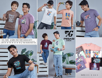 Vol Pj006 Pegasi Canvas Boys Tshirt Wholesale Rate