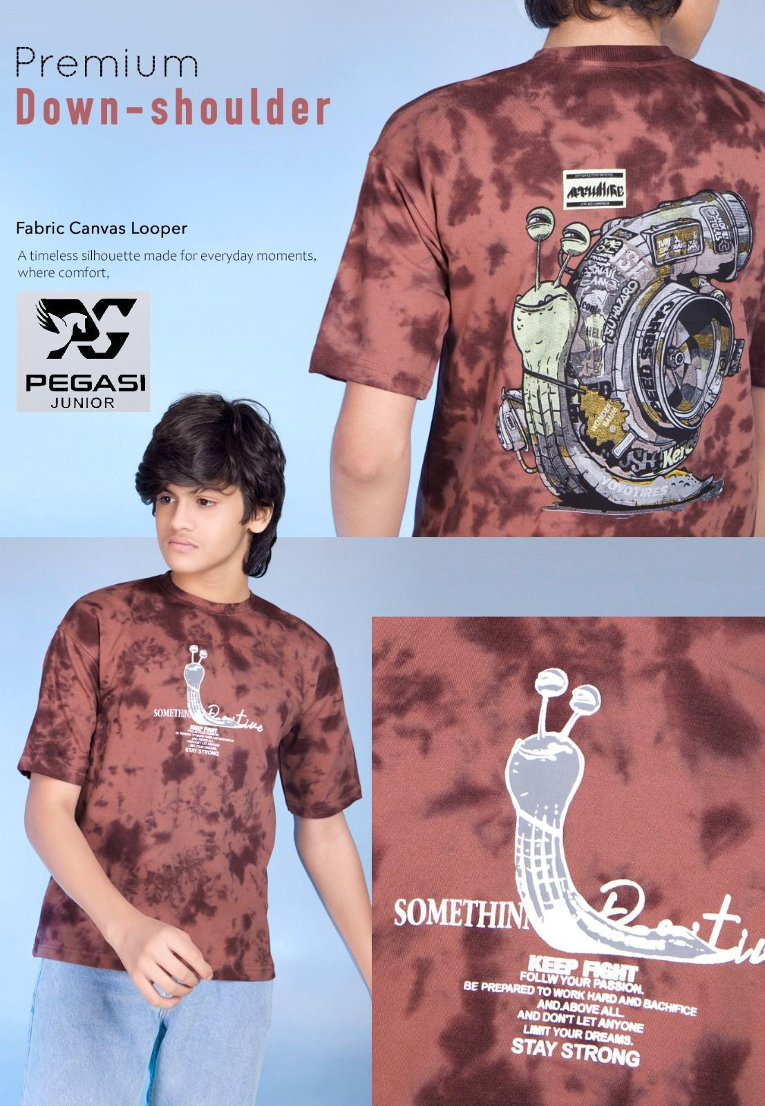 Vol Pj010 Pegasi Canvas Looper Boys Tshirt Exporter