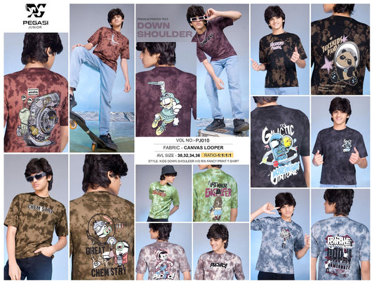 Vol Pj010 Pegasi Canvas Looper Boys Tshirt Exporter