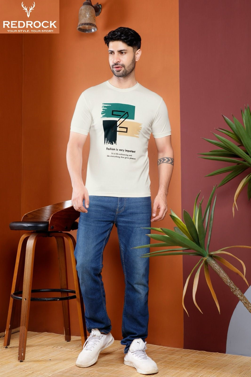 Vol R 109 To 116 Redrock Tencil Lycra Mens Tshirts Wholesaler Gujarat