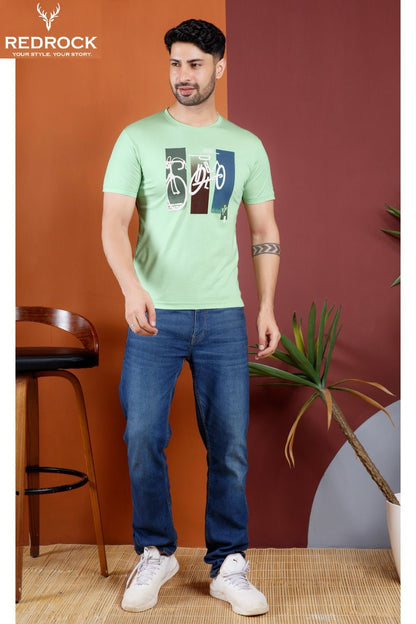 Vol R 109 To 116 Redrock Tencil Lycra Mens Tshirts Wholesaler Gujarat
