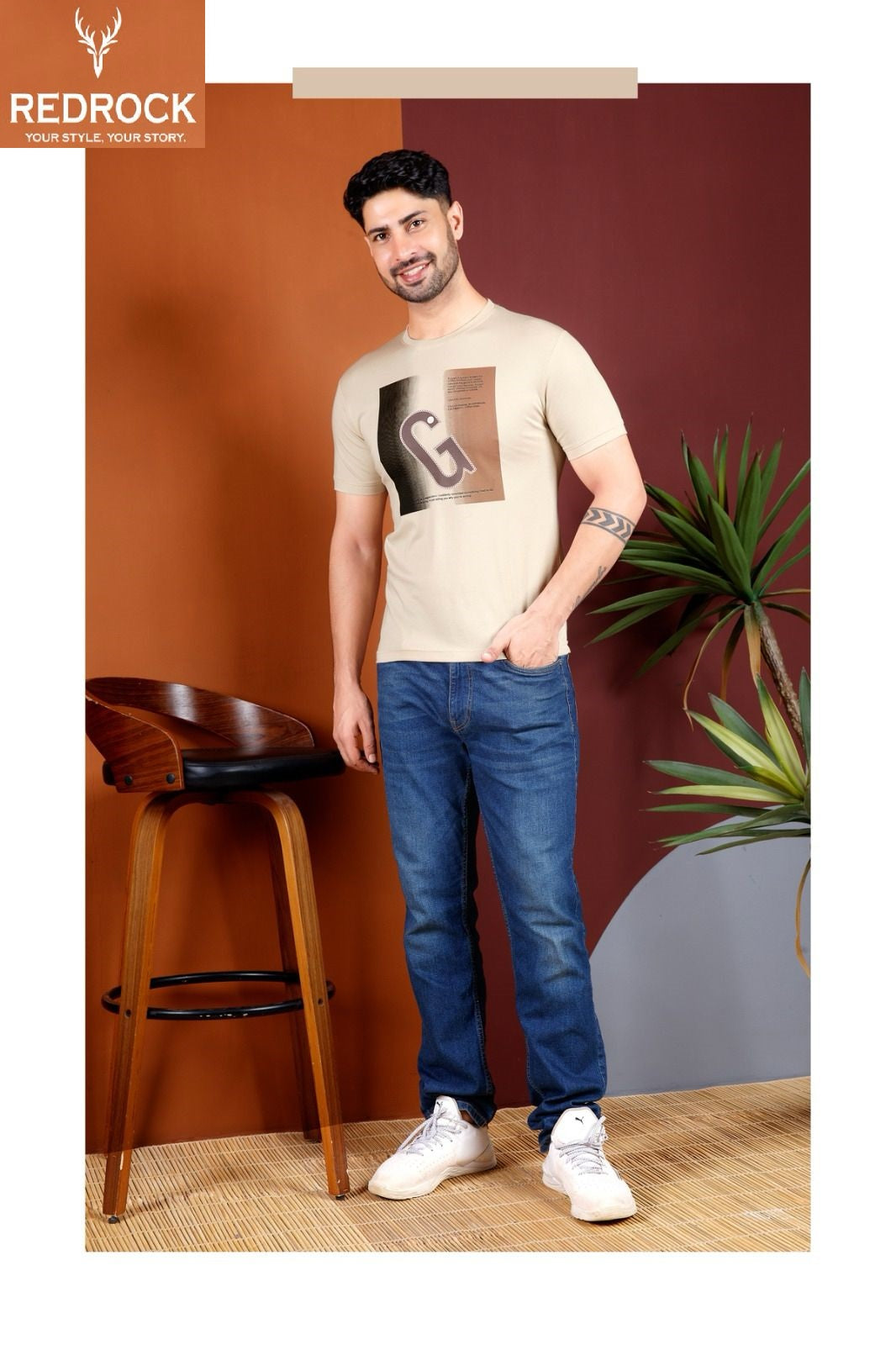 Vol R 109 To 116 Redrock Tencil Lycra Mens Tshirts Wholesaler Gujarat