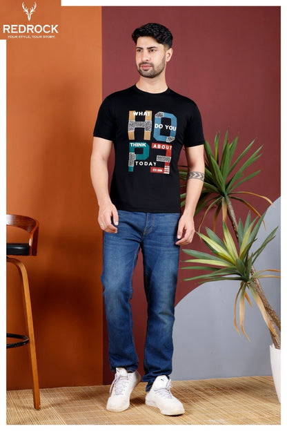 Vol R 109 To 116 Redrock Tencil Lycra Mens Tshirts Wholesaler Gujarat