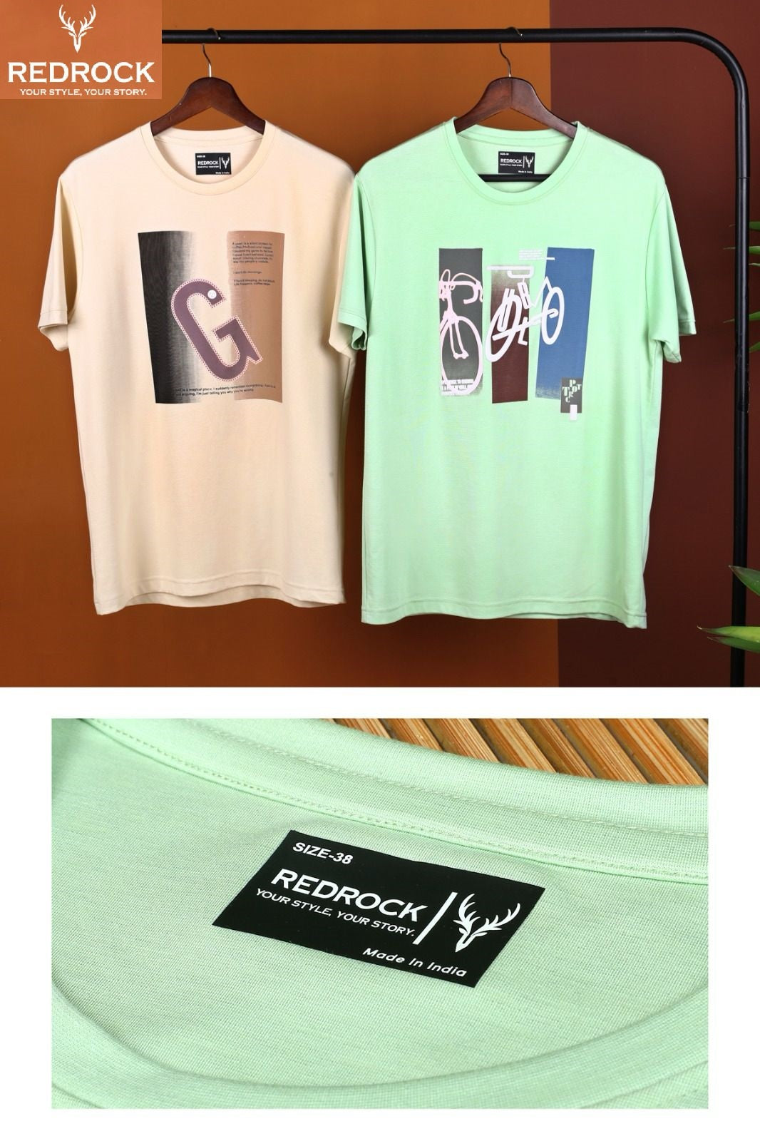 Vol R 109 To 116 Redrock Tencil Lycra Mens Tshirts Wholesaler Gujarat