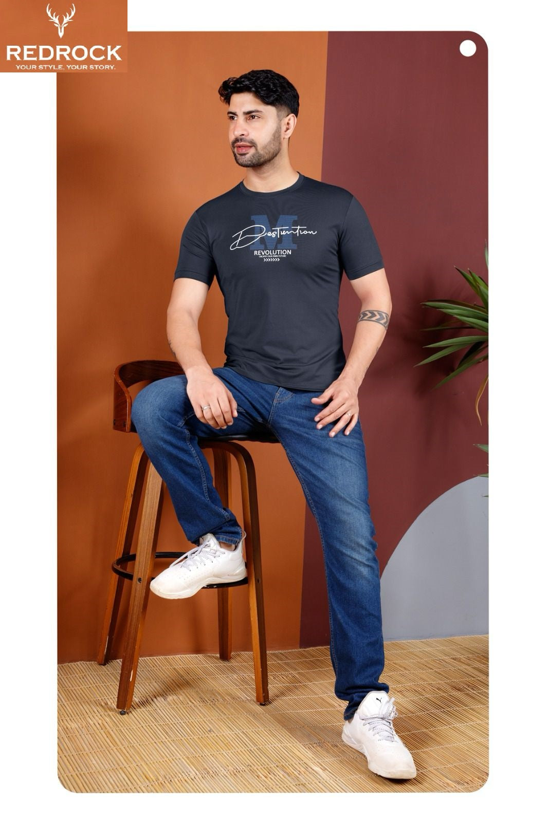 Vol R 109 To 116 Redrock Tencil Lycra Mens Tshirts Wholesaler Gujarat