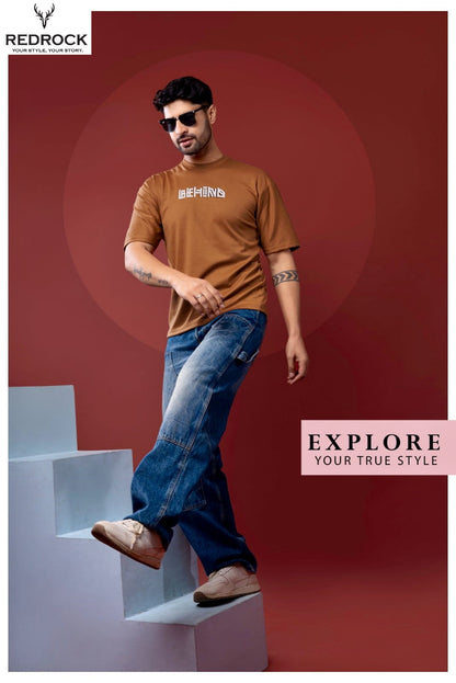 Vol R 117 To 124 Redrock Knit Mens Tshirts Supplier Ahmedabad