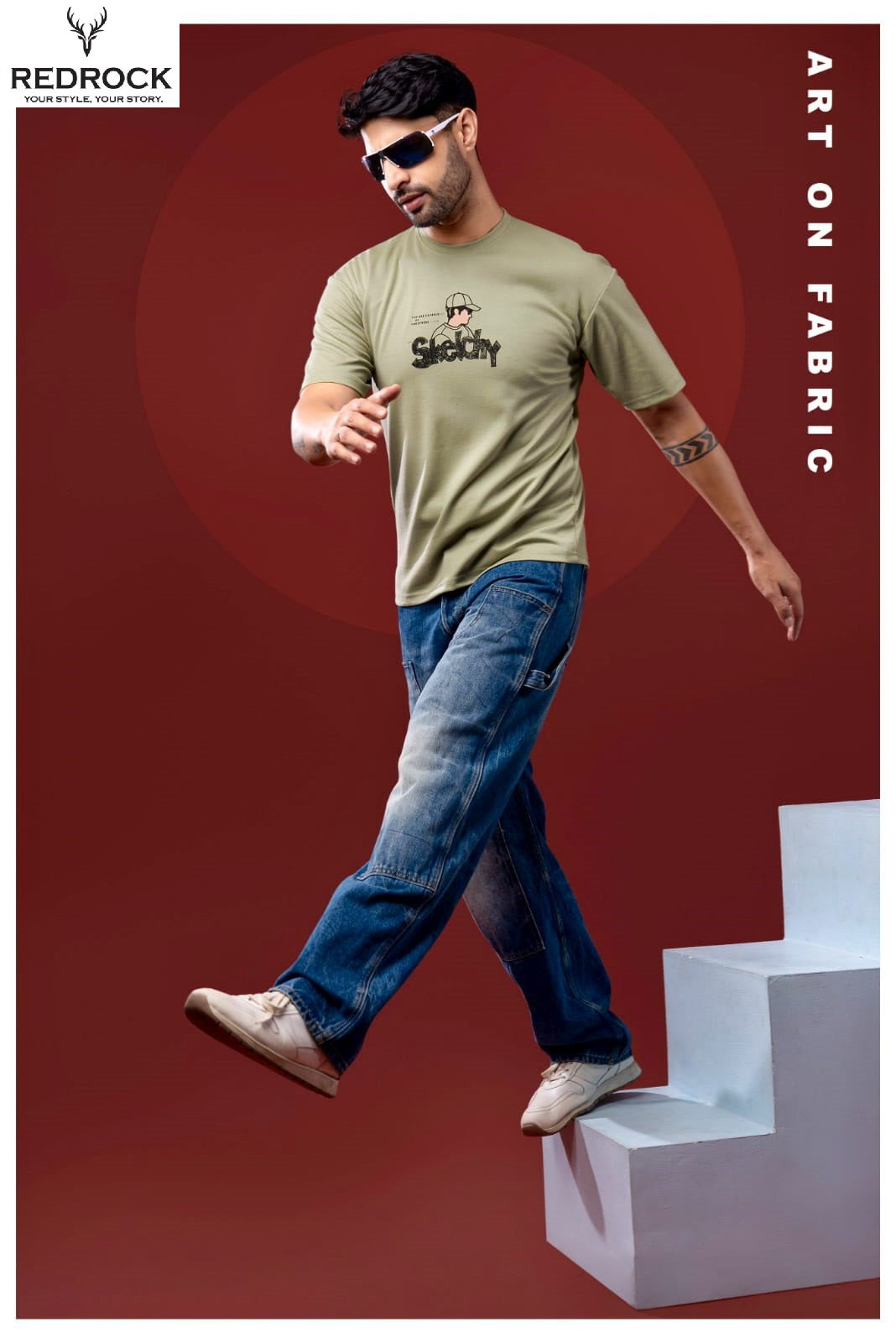 Vol R 117 To 124 Redrock Knit Mens Tshirts Supplier Ahmedabad