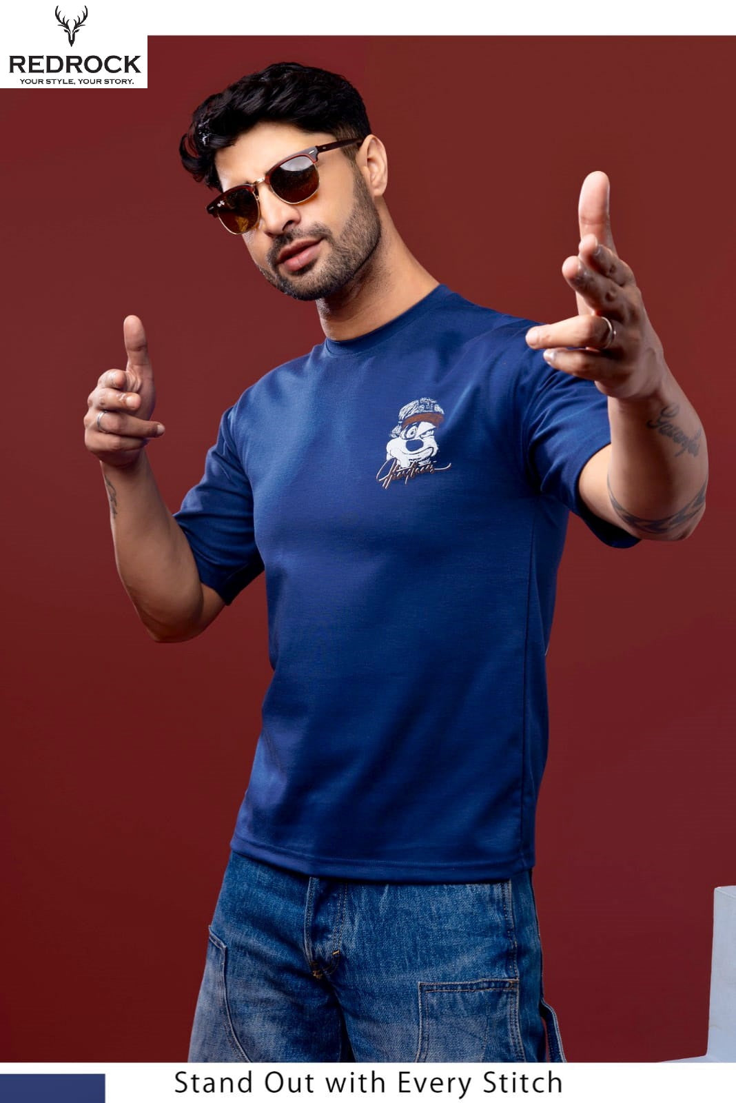 Vol R 117 To 124 Redrock Knit Mens Tshirts Supplier Ahmedabad