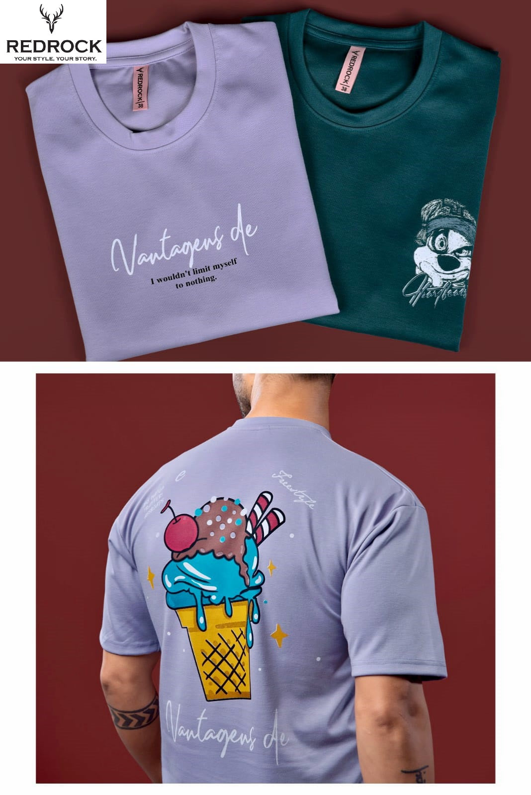 Vol R 117 To 124 Redrock Knit Mens Tshirts Supplier Ahmedabad