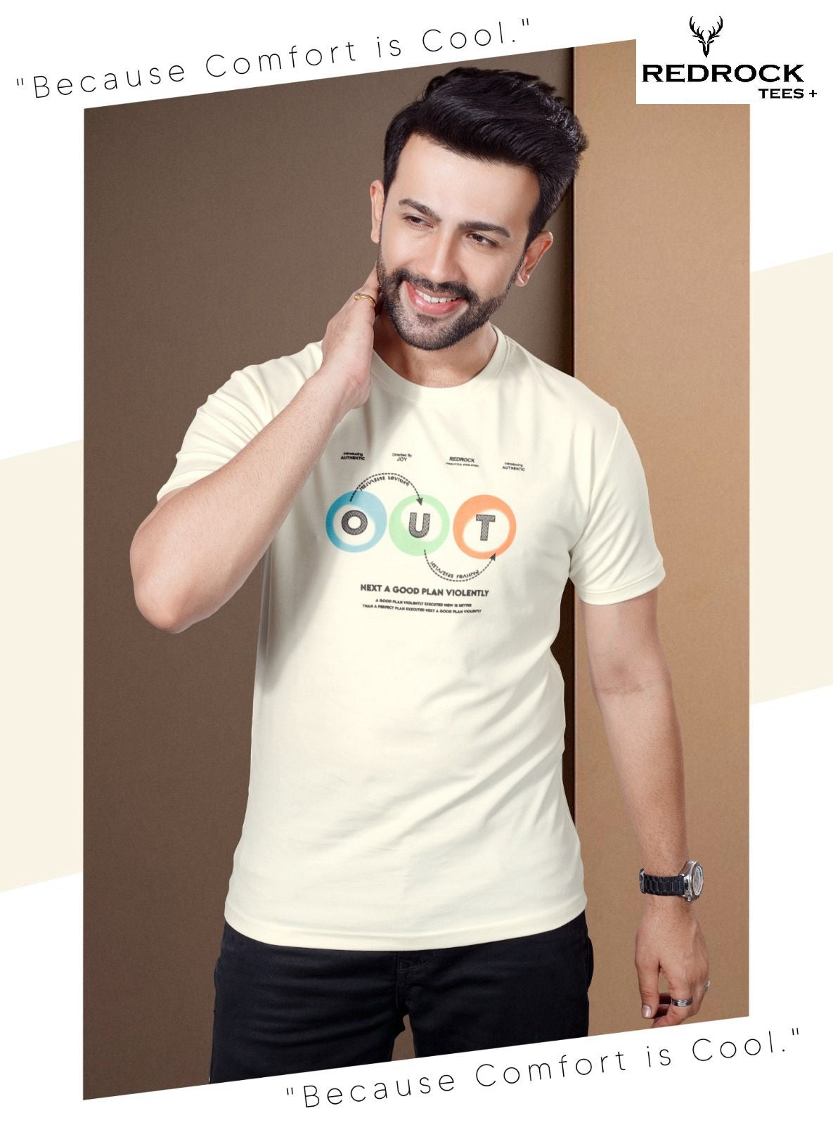 Vol R 141-148 Redrock Tencil Lycra Mens Tshirts Manufacturer Gujarat